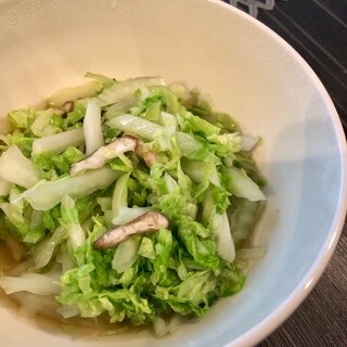 白菜と椎茸の中華風レンジ煮